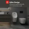 A modern bathroom with a urinal and toilet. Produktbild-Vorschau