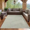 SIMPEX Kurzflor Teppich 240x340 cm XL Grün Wohnzimmer, Produktbild-Vorschau 2