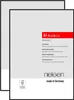 A product image showing two frames, with text and branding on the right side. Produktbild-Vorschau