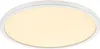 A white, circular LED ceiling light is shown against a white background. Produktbild-Vorschau