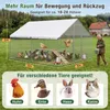 Sekey Hühnerstall Freilaufgehege XXL Stahl Voliere Produktbild-Vorschau 4