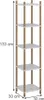 Półka narożna Vicco Bivio Biały/sosna 30 x 133 cm 5 półek, Podgląd zdjęcia produktu 1