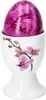 6er Set Kyoto Eierbecher 6 Personen lilafarbene Orchideen - Produktbild-Vorschau 3