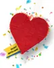 Pinata Herz rot Kinder Geburtstag Schlag-Pinata 36 x 37 cm Produktbild-Vorschau 2