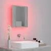 vidaXL Armoire à miroir LED gris Sonoma 40x12x45 cm Bois Voir les images du produit 3