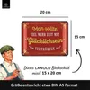 LANOLU Retro Blechschild 'Zeit mit Glücklichsein Produktbild-Vorschau 4