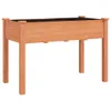 vidaXL Bac à plantes avec insert Brun 118x59x76 cm Sapin Voir les images du produit 1