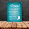 Toilettenregeln Metallschild XXL Schild Blechschild Produktbild-Vorschau 4