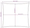 vidaXL markíza Oxford Fabric Square 6x6 m White Náhľad obrázku produktu 7