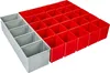 L-BOXX 6000010085, Súprava priehradiek, Šedá, Červená, Náhľad obrázku produktu 1
