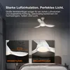 OSRAM LED-Deckenventilator Schwarz/Holzdekor, 116,8 cm ⌀, Produktbild-Vorschau 5