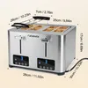 FATABETA Toaster Toaster 4 Scheiben, mit Brötchenaufsatz & Produktbild-Vorschau 12