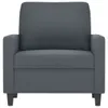 vidaXL Sessel Dunkelgrau 60 cm Samt Produktbild-Vorschau 3