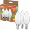 3 x Osram LED Kerzen 4,9W = 40W E14 matt 230V 470lm Produktbild-Vorschau 1