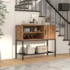COSTWAY Barschrank mit Weinregalen und Ablageflächen, Produktbild-Vorschau 6