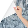 Muralo Vlies Fototapete blaue BLÄTTER Beton tropische Produktbild-Vorschau 3