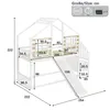 Flieks Etagenbett 90x200cm mit Rausfallschutz, Kinderbett Produktbild-Vorschau 4