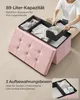 SONGMICS Sitzbank mit 2 extra Aufbewahrungsboxen, klappbar, Produktbild-Vorschau 4