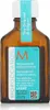 A studio shot of a small amber glass bottle of Moroccanoil Treatment Light. Náhled obrázku produktu