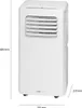 Clatronic Klimagerät CL 3671 mit LED-Display - Farbe: Weiß Produktbild-Vorschau 6