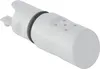 A white shower nozzle on a white background. Produktbild-Vorschau