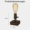Tischlampe vintage, Retro Steampunk, Nachttischlampen, Produktbild-Vorschau 7