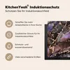 KitchenYeah© Herdabdeckplatte Marmor - Gold - Rosa , Produktbild-Vorschau 6
