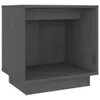 vidaXL Nachttische 2 Stk. Grau 40x30x40 cm Massivholz Produktbild-Vorschau 10