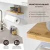eluno Küchenrollenhalter mit Bambusablage zur Wandmontage - Produktbild-Vorschau 3