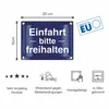 Sosenco Einfahrt Bitte Freihalten Schild - 15x20 cm Produktbild-Vorschau 2