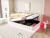 Lit 90x200 cm, canapé-lit avec éclairage LED, prise Voir les images du produit 8