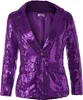 Pailletten-Jackett Damen - lila, XL Produktbild-Vorschau 4
