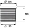 Rallonge TECEdrainpoint S, 3660006, 3660006 Anteprima dell’immagine prodotto 2