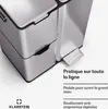 Klarstein Tiyo 3-en-1 Poubelle - 60 L tri sélectif avec Voir les images du produit 4