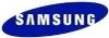 The Samsung logo is displayed on a blue oval background. Voir les images du produit
