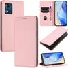 Litchi Leder Handyhülle für Motorola Moto E13 Wallet Produktbild-Vorschau 1