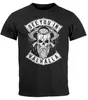 Herren T-Shirt See You in Valhalla Wikinger Totenkopf Skull Produktbild-Vorschau 2