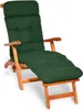 Beautissu 2X Comodo telo mare Deckchair, 200x50x8 cm, verde Anteprima dell’immagine prodotto 2