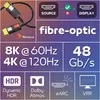 HDMI 2.1 Glasfaser Kabel 10m Optisch AOC 48Gbps 8K 60Hz 4K Produktbild-Vorschau 2