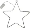LED-STERN, Metallstern, Weihnachtsdeko SILBER Ø 25cm Produktbild-Vorschau 1