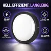 Braytron Lampada da parete a LED, plafoniera con sensore di Anteprima dell’immagine prodotto 7