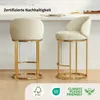 CHITA Barhocker 2er Set 360° drehbar mit Rückenlehne & Produktbild-Vorschau 6