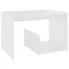 vidaXL Odkládací stolek bílý 59x36x38 cm materiál na bázi Náhled obrázku produktu 8