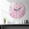 Wallfluent Hodiny - Kulaté Skleněné Nástěnné Hodiny - Tichý Náhled obrázku produktu 2