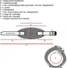 Uhrenarmband Leder mit Unterlage schwarz in Überlänge XL Produktbild-Vorschau 3