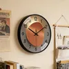 Stille wandklok – 30 cm – Vintage wandklok – Moderne klok – Productafbeelding-voorbeeld 2