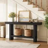 Console tafel van massief hout, 160 cm breed, 2-laags, Productafbeelding-voorbeeld 5