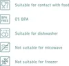 Skladovací nádoba - 2750 ml - Transparentní - Bílá - Náhled obrázku produktu 4