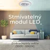 A living room with a couch, a plant, and a lamp, with promotional text overlaid. Náhled obrázku produktu