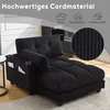 okwish Chaiselongue Relaxační křeslo Rozkládací postel s Náhled obrázku produktu 3